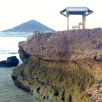 Beachside Volcanic Rock Wall